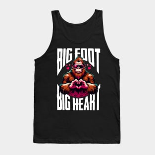 Sasquatch Big Foot  Big Heart Tank Top